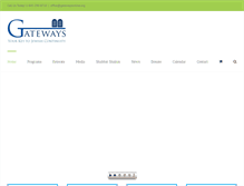 Tablet Screenshot of gatewaysonline.org